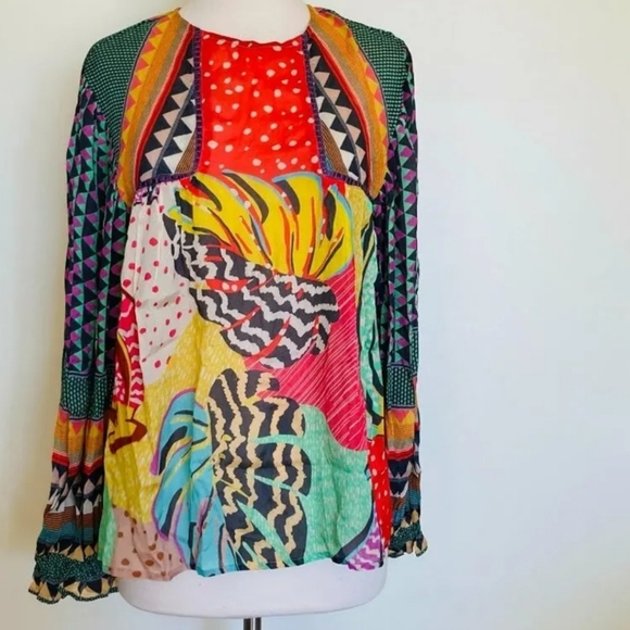 NWT Anthropologie Miranda Peasant Blouse - Picture 2 of 8